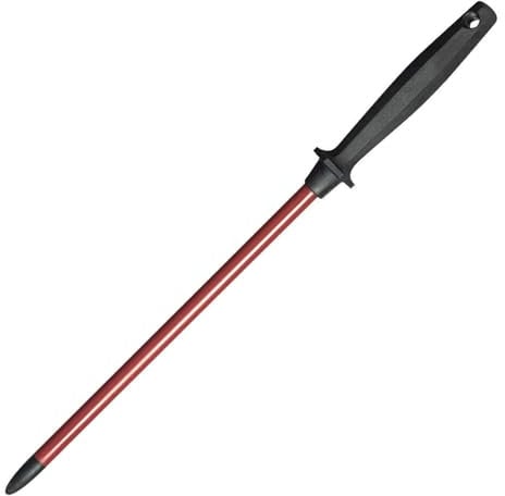 Westmark Wetzstab, Länge: 35,3 cm, Sinterrubin/Kunststoff, Sieger-Long-Life, Rot/Schwarz, 19712260