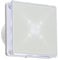 Knightsbridge 100mm/4 Led Back Lit Extractor Fan With Overrun Timer-White, EX003T