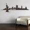 New York City Skyline Freiheitsstatue Wandtattoo Wandaufkleber Wandsticker Wohnzimmer Kinderzimmer Aufkleber Sticker M2 (80 x 26 cm, per Mail)