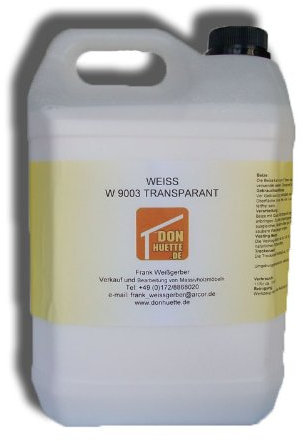 Beize Holzbeize weiss 5000ml (Grundpreis € 13,00/ l)