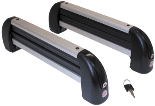 CAM Davos Skiträger 3 Paar, Aluminium/schwarz