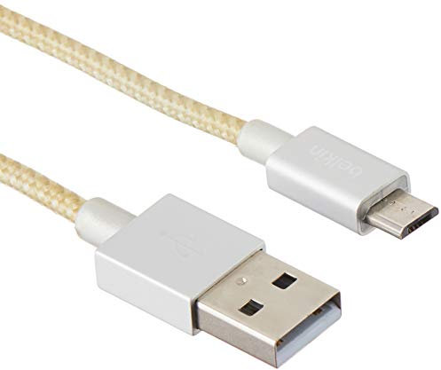 Belkin Premium MIXIT Metallic Micro-USB auf USB-A Lade-/Sync Kabel (1,2m) silber