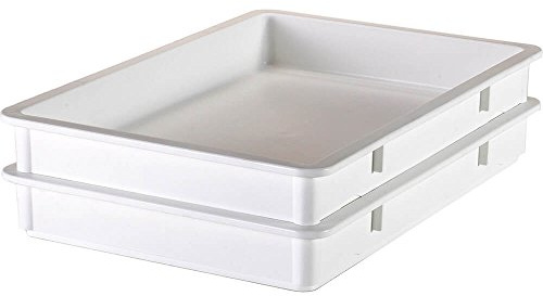 „ Cambro Pizzateig-Boxen aus Polypropylen „Tief, 6PK Weiß DB18263P-148“