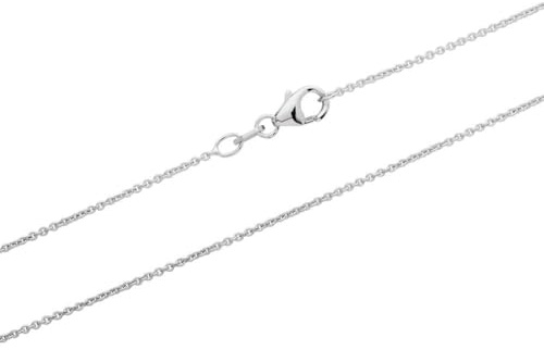 Rhodinierte 925er Silber Ankerkette 0,6mm AK0006