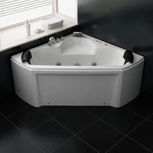 Bagno Italia Vasca idromassaggio 135x135 2 posti 12 getti con cromoterapia radio e doccino I