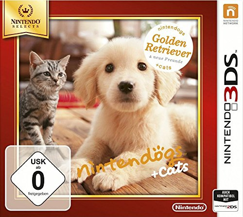 Nintendogs + cats Golden Retriever - Nintendo Selects - [3DS]