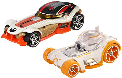Hot Wheels Mattel DJM02 Toy Vehicle - Toy Vehicles (Multicolor, Vehicle Set, Star Wars, BB-8 & Poe Dameron, 3 Year(s), China)