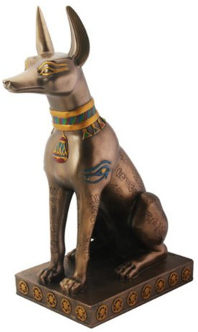 Summit by White Mountain StealStreet Egyptian Bronze Anubis Collectible Figurine