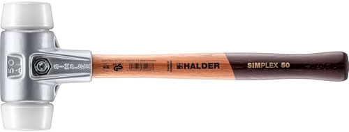SIMPLEX-Schonhammer, Superplastik; mit Aluminiumgehäuse und hochwertigem Holzstiel | D=50 mm | 3107.050