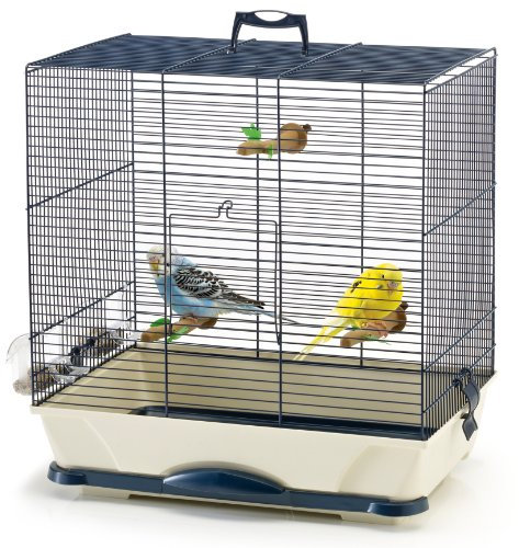Savic 553838 Vogelheim Primo 40, 46 x 32 x 48 cm, blau/beige