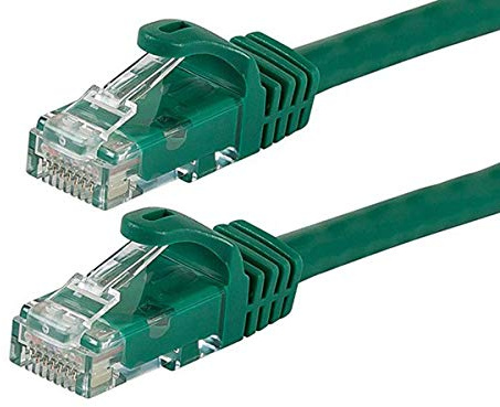 Monoprice FLEXboot Series 24AWG Cat6 550MHz UTP Ethernet Cable de red de cobre desnudo, verde (109864)