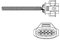 DELPHI ES20281-12B1 Lambdasonde Oxygen O2 Sensor Planarsonde & Beheizt 770mm