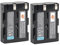 DSTE 2-Pack Rechange Batterie pour Konica Minolta NP-400 a Sweet DIGITAL a-5 a-7 Digital DiMAGE A2 Dynax 5D 7D Maxxum 5D 7D Dimage A1