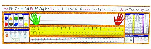 North Star Teacher Resource Spanish Desk Plate Traditional Manuscript Learning Aid