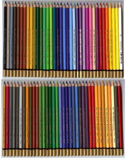 Mondeluz 72 Künstler Aquarellstifte feinster Qualität von KOH I Noor + Aquarellschwamm