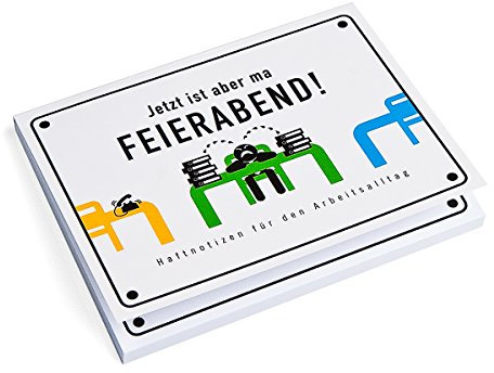 corpus delicti :: Selbstklebende Haftnotizen – Feierabend