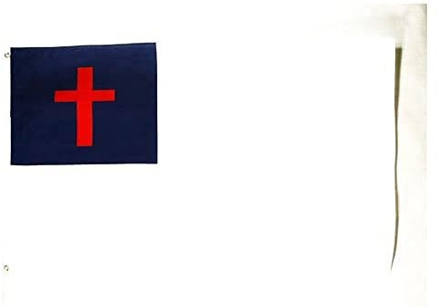 AZ FLAG - Flagge Christliche Religion - 150x90 cm - Christentum Fahne 100% Polyester mit Messing-Ösen - 110g