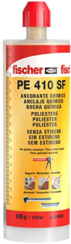 fischer, taco quimico ,resina poliester para fijar toldos, antena tv en hormigon, ladrillo hueco con varilla roscada (410ml)