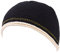 CHARM Beanie Herren Strick Mütze - Namaz Takke Dünne Häkel Cap Elastisch Japanische Schwarz