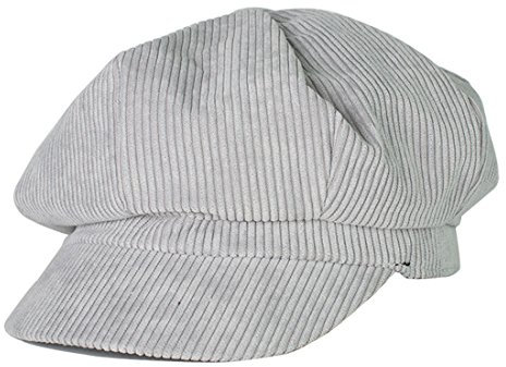 Kuyou Winter Gatsby Newsboy Barett Cap Schirmmütze Kappe Hut (Grau)