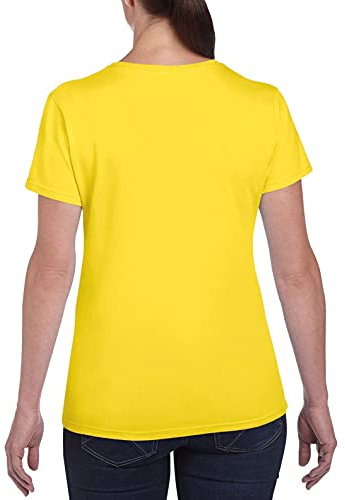 Gildan Ladies/Womens Heavy Cotton Missy Fit Short Sleeve T-Shirt (L) (Daisy)