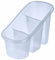 CURVER 164418 Besteck-Abtropfkorb, Polypropylen, transparent, 21 x 14 x 11 cm
