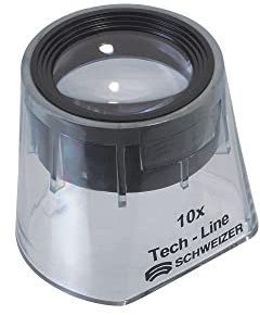 SCHWEIZER Standlupe Tech-Line Vergr. 10x Fix Linsen-D.30mm Schweizer