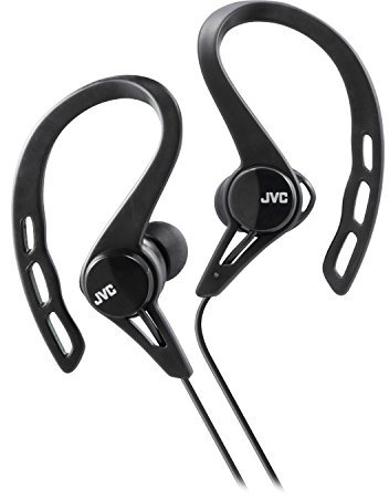 JVC HA-ECX20-B-E Auricolari per Sport, Compatibile con iPhone, Nero