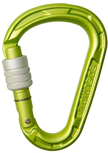 Edelrid Unisex – Erwachsene Karabiner HMS Strike Screw eloxiert, Oasis, einheitlich