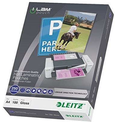 Leitz 7484-00-00 Bindegeräte, Laminiergeräte und Zubehör Laminierhülle A4 UDT 100 Stück