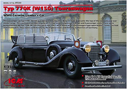 ICM 35533 - 1/35 Typ 770K (W150) Tourenwagen. WWII Leader Car