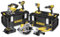 Dewalt DCK691M3-GB XR Lithium-Ion Cordless Drill Driver with 3 x 4.0Ah Batteries, 18V, 53cm x 47cm x 36cm, Black/Yellow, 6 Pcs