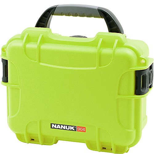 NANUK 904 Waterproof Hard Case with Foam Insert - Lime