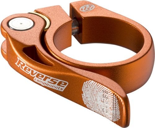 Reverse Long Life Sattelklemme mit Schnellspanner 34.9mm Silber