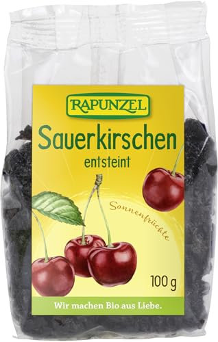 Rapunzel Sauerkirschen ohne Stein, 1er Pack (1 x 100 g) - Bio