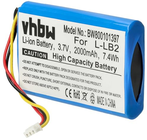 vhbw Akku kompatibel mit Logitech MX1000 Cordless Mouse, M-RAG97, MX1000 kabellose Maus (2000 mAh, 3,7 V, Li-Ion)