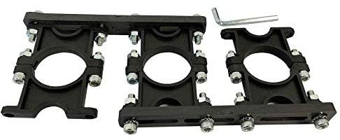 Premium X Multifeedhalter 3-Fach Universal Multifeed aus Hartplastik | Kunststoff 40 mm Durchmesser | Für SAT-Antennen und Satellitenschüsseln