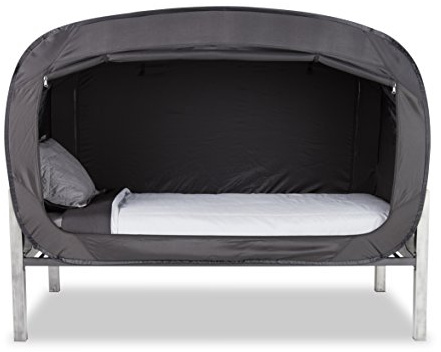 Privacy Pop Bed Tent (Twin) - Black