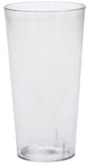 Verre Plastique 9 cl (Lot de 20) Transparent