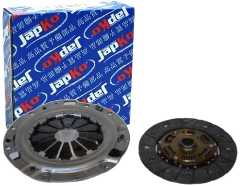 JAPKO 92626 Kupplungssatz Kompatibel mit DAIHATSU Cuore VI L251, L250, L260 3121087508 SE0316510A 31230BZ010 Kupplung Komplett | 92626 Kompatibel mit Cuore VI (L251, L250_, L260_),Move (L9_),Sirion (M1),Trevis,YRV (M2)