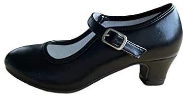 La Señorita , Scarpe da Flamenco Spagnolo, Nero, size 41 (taglia interiore 25,5 cm)