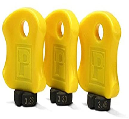 Pedro's Spoke Wrench Set of 3 Pro Speichenschlüssel-Set, 3 Stück, schwarz/gelb, Nicht zutreffend