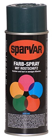 SparVar 6092201 Lackspray RAL 9005 Tiefschwarz matt, 400 ml, GERUCHSARM, Siehe Titel, (1er Pack)