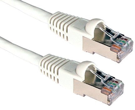 World of Data 20m CAT6A *600MHz* Network Cable WHITE - Professional Standard Ethernet Lead - LSZH - SSTP - FTP - 10GBASE-T (10 gigabit support) - 10Gbits/s (billion bits per second)