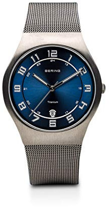 BERING Herren Uhr Quarz Movement - Classic Collection mit Edelstahl und Saphirglas 11937-078 Armbandsuhren - 5 ATM