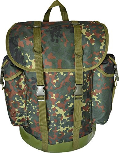 normani BW Gebirgsrucksack, schwarz Farbe Flecktarn