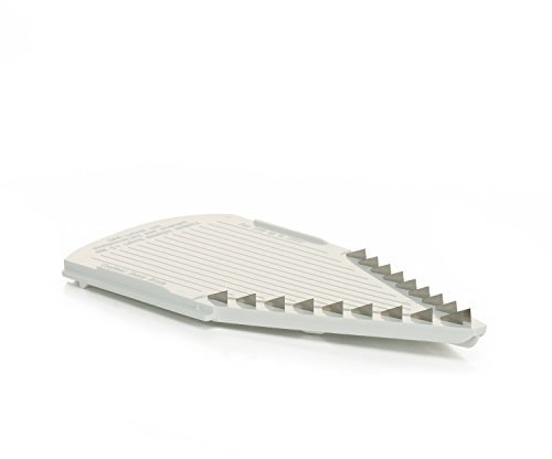 Börner Messereinschub für V1, V3 & V6 (4,5mm) • Messereinsatz für Streifen & Würfel mit Dicke 4,5mm • Gemüsehobel Messereinschub (V-Hobel) • Börner Küchenhobel Zubehör • Farbe: Weiß