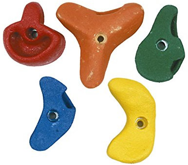 Gartenpirat Klettersteine für Kletterwand Ausführung Gross Set mit 5 Stück