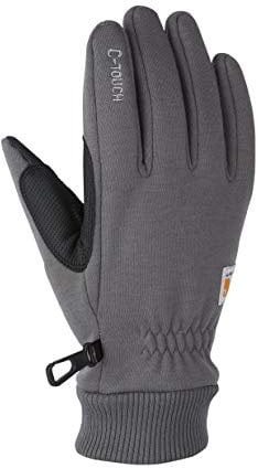 Carhartt Herren C-Touch Work Glove Handschuhe für kaltes Wetter, Anthrazit meliert, L (Packung Con 1)