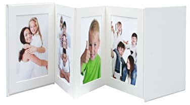 Deknudt Leporello weiß 8 x 10 x 15 Leder für 8 Bilder A66DC18PH